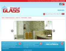 Tablet Screenshot of houseofglasselmhurst.com